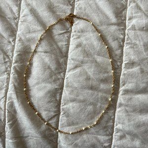 NWOT - Slide Jewelry: 18k Gold Plated & Enamel Choker